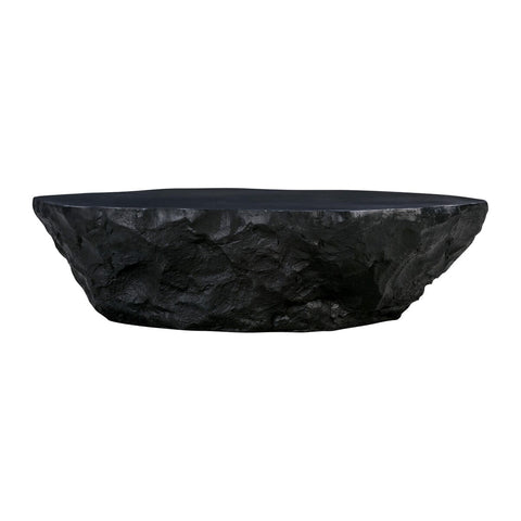 Crag Black Concrete Coffee Table Model: TOV-OC54227