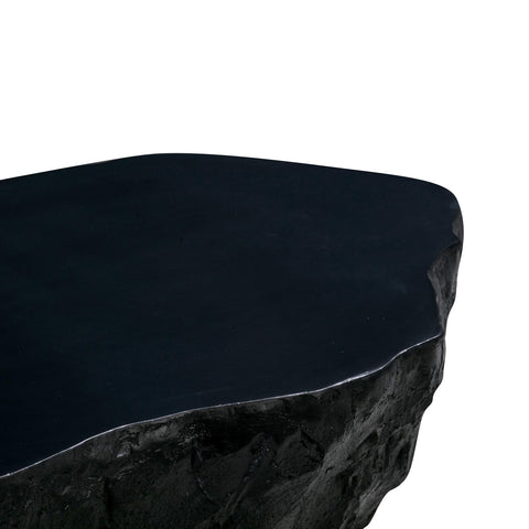 Crag Black Concrete Coffee Table Model: TOV-OC54227