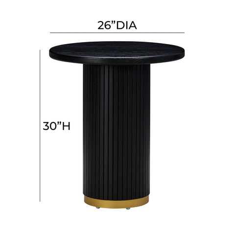 Chelsea Black Oak Entry Table Model: TOV-OC54262