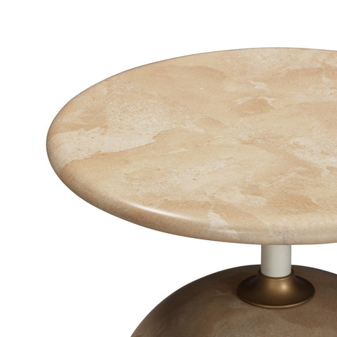 Mire Rose Faux Marble Side Table Model: TOV-OC54288