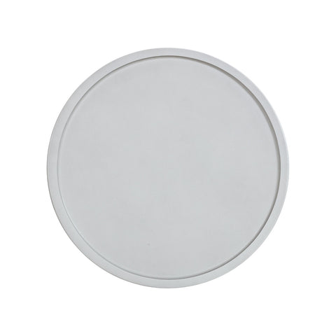 Darcy White Concrete Indoor / Outdoor Side Table Model: TOV-OC54291