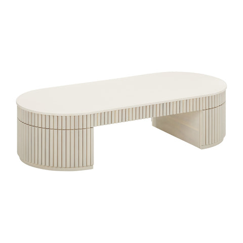 Bella Cream Oval Coffee Table Model: TOV-OC54323