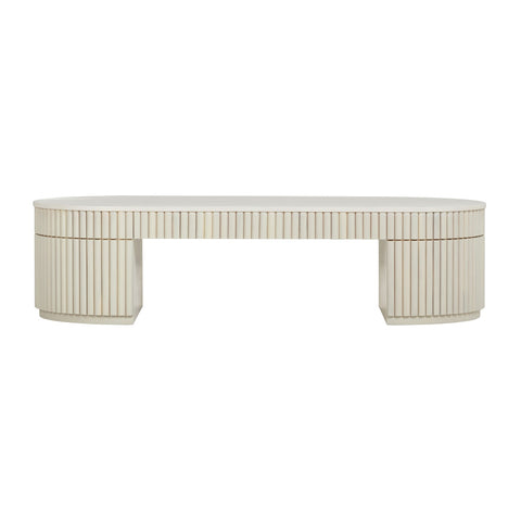 Bella Cream Oval Coffee Table Model: TOV-OC54323