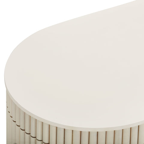 Bella Cream Oval Coffee Table Model: TOV-OC54323