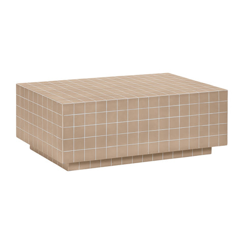 Mixie Taupe Tile Indoor / Outdoor Coffee Table Model: TOV-OC54327