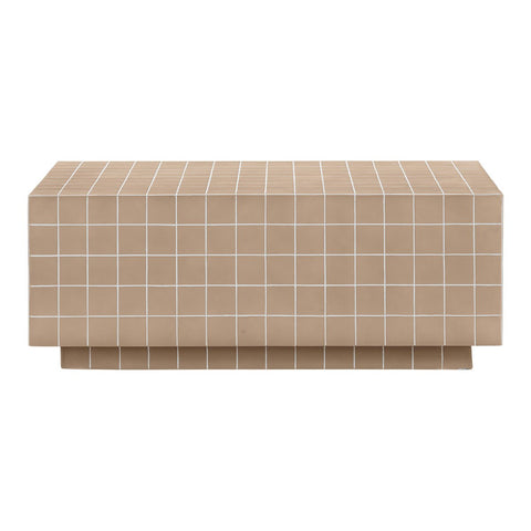 Mixie Taupe Tile Indoor / Outdoor Coffee Table Model: TOV-OC54327