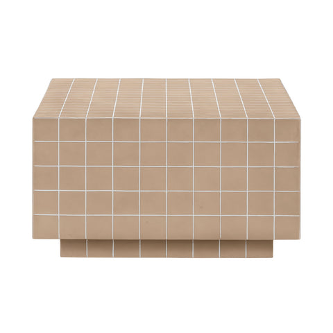 Mixie Taupe Tile Indoor / Outdoor Coffee Table Model: TOV-OC54327