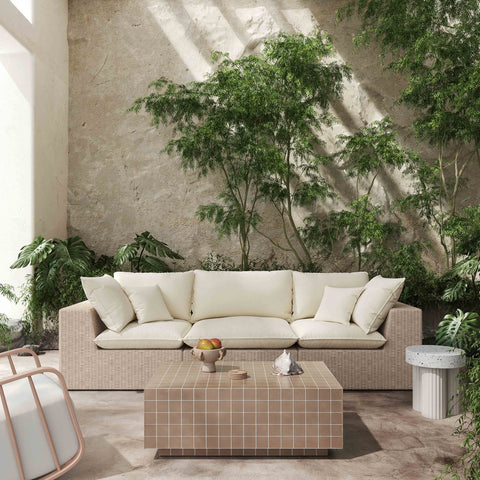 Mixie Taupe Tile Indoor / Outdoor Coffee Table Model: TOV-OC54327