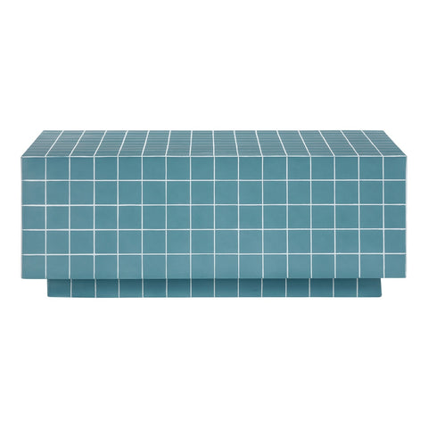 Mixie Blue Tile Indoor / Outdoor Coffee Table Model: TOV-OC54329