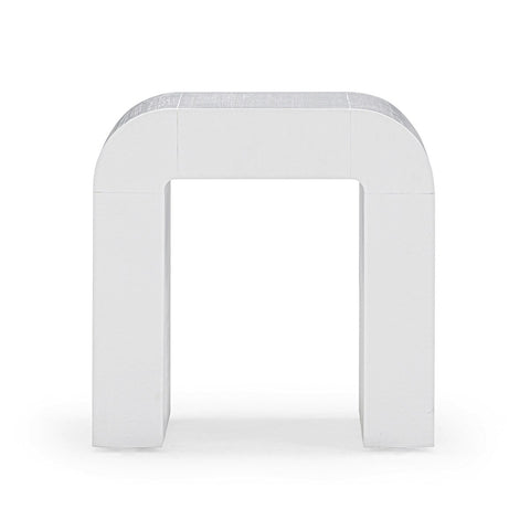 Hump White Side Table Model: TOV-OC54367