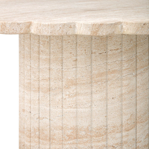 Blossom Washed Travertine Finish Indoor/Outdoor Coffee Table Model: TOV-OC54375