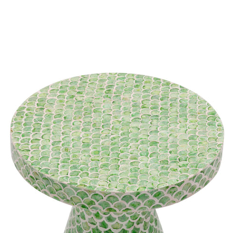 Halio Green Shell Side Table Model: TOV-OC54402