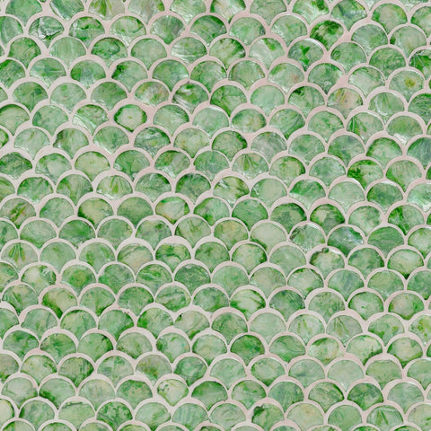 Halio Green Shell Side Table Model: TOV-OC54402