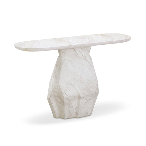 Esme Faux Marble Indoor / Outdoor Long Console Table Model: TOV-OC54417