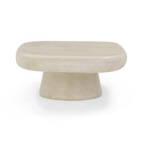 Darial Sandstone Indoor/Outdoor Coffee Table Model: TOV-OC54468