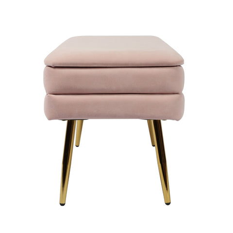 Ziva Blush Storage Bench Model: TOV-OC6465