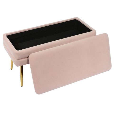 Ziva Blush Storage Bench Model: TOV-OC6465