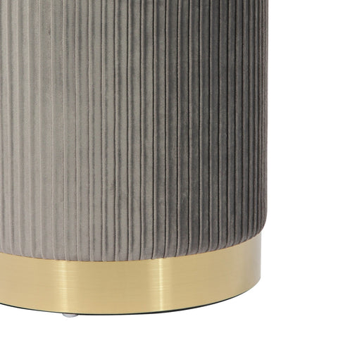 Zoe Grey Velvet Storage Ottoman Model: TOV-OC68156