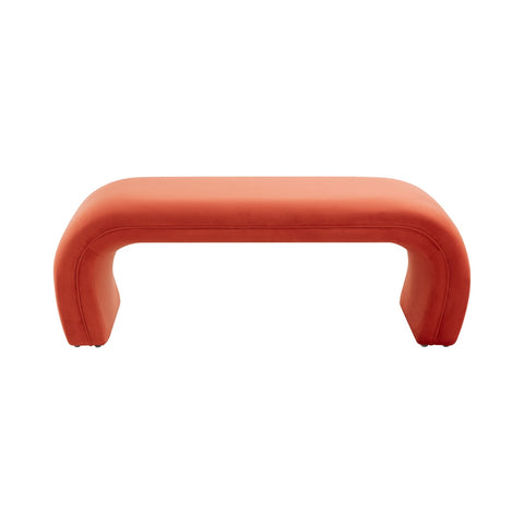 Kenya Red Rocks Velvet Bench Model: TOV-OC68347