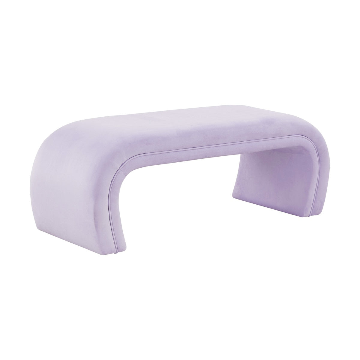 Kenya Lavender Velvet Bench Model: TOV-OC68348