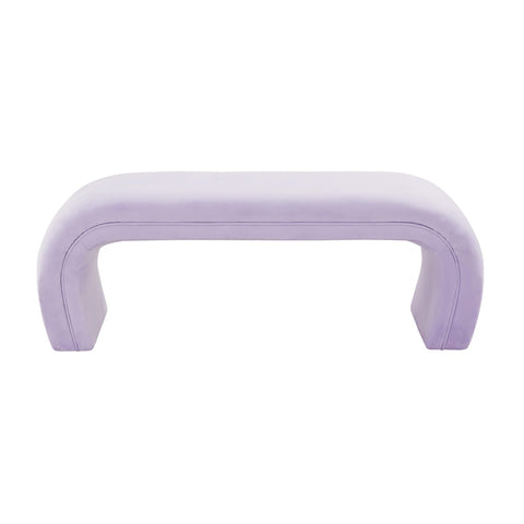 Kenya Lavender Velvet Bench Model: TOV-OC68348