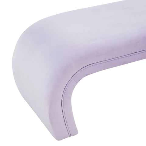 Kenya Lavender Velvet Bench Model: TOV-OC68348