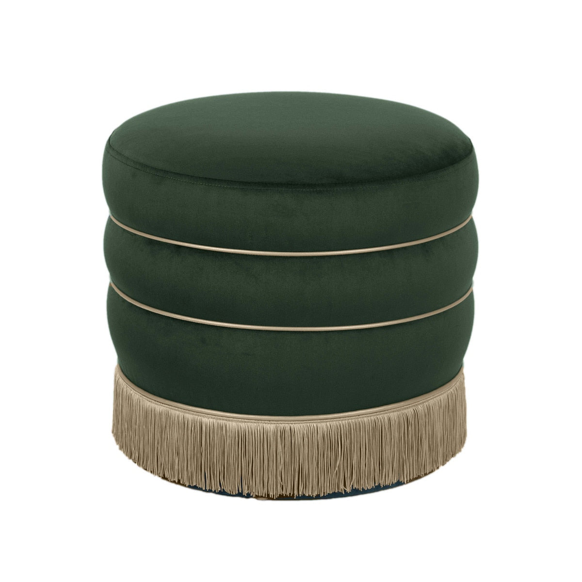 Lakka Green Velvet Ottoman Model: TOV-OC68564