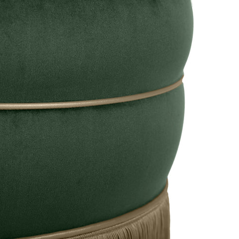 Lakka Green Velvet Ottoman Model: TOV-OC68564