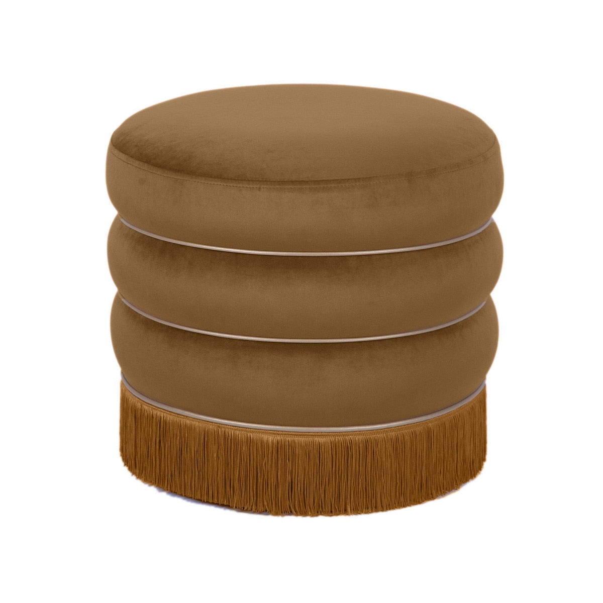 Lakka Chocolate Velvet Ottoman Model: TOV-OC68565