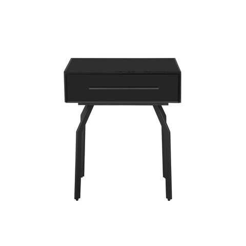 Santana Black Glass Side Table Model: TOV-OC68578
