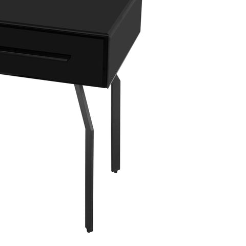 Santana Black Glass Side Table Model: TOV-OC68578