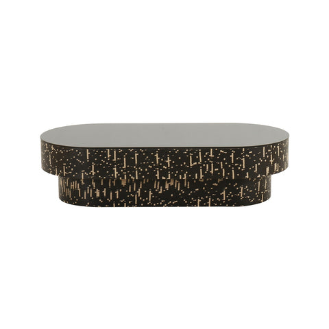 Faye Black Glass Coffee Table Model: TOV-OC68586