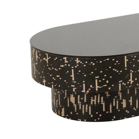 Faye Black Glass Coffee Table Model: TOV-OC68586