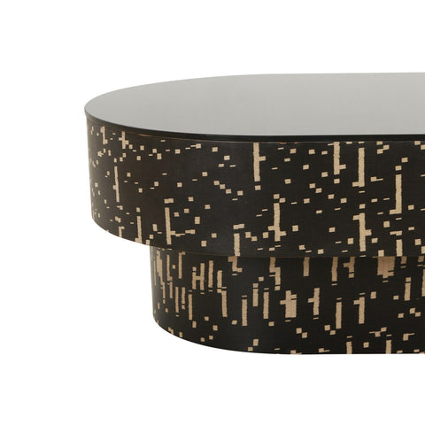 Faye Black Glass Coffee Table Model: TOV-OC68586