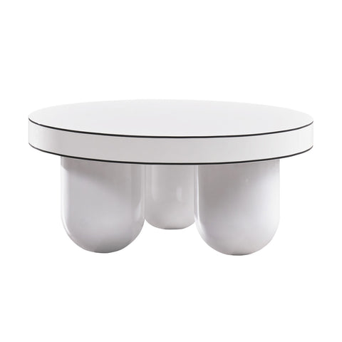 Jasper White Glossy Coffee Table Model: TOV-OC68596