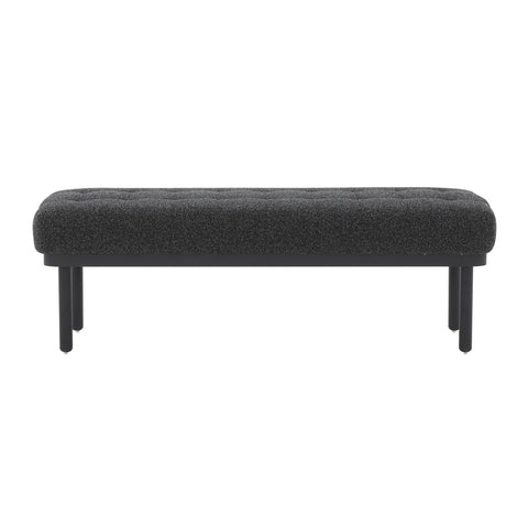 Olivia Black Boucle Bench Model: TOV-OC68632