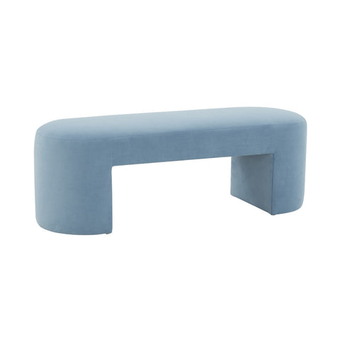 Elena Blue Velvet Bench Model: TOV-OC68639