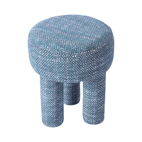 Claire Teal Nubby Stool Model: TOV-OC68654