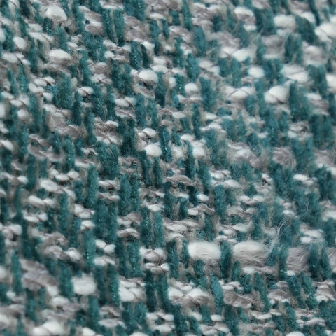 Claire Teal Nubby Stool Model: TOV-OC68654