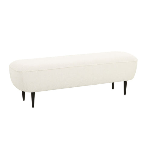 Denise Cream Boucle Bench Model: TOV-OC68691