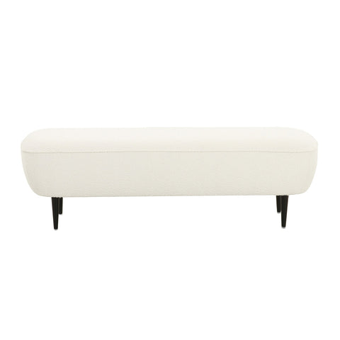 Denise Cream Boucle Bench Model: TOV-OC68691