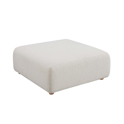 Hangover Cream Boucle Ottoman Model: TOV-OC68789
