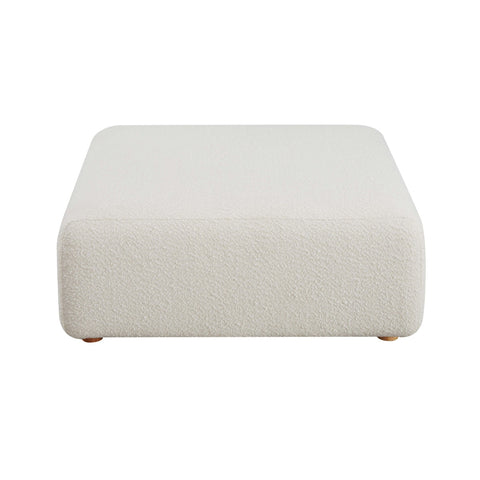 Hangover Cream Boucle Ottoman Model: TOV-OC68789