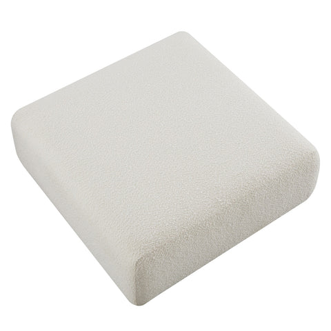 Hangover Cream Boucle Ottoman Model: TOV-OC68789