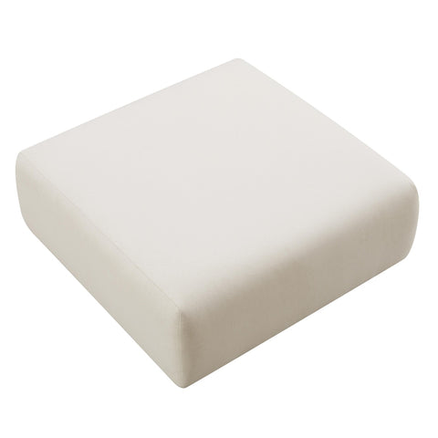 Hangover Cream Performance Linen Ottoman Model: TOV-OC68790