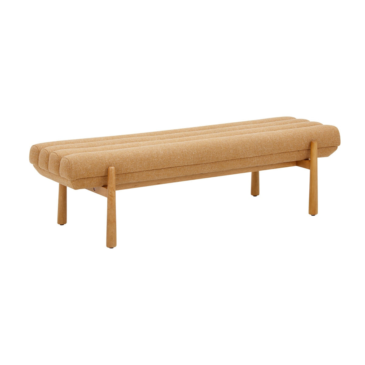 Julianna Sunflower Yellow Heavy Linen Bench Model: TOV-OC68937