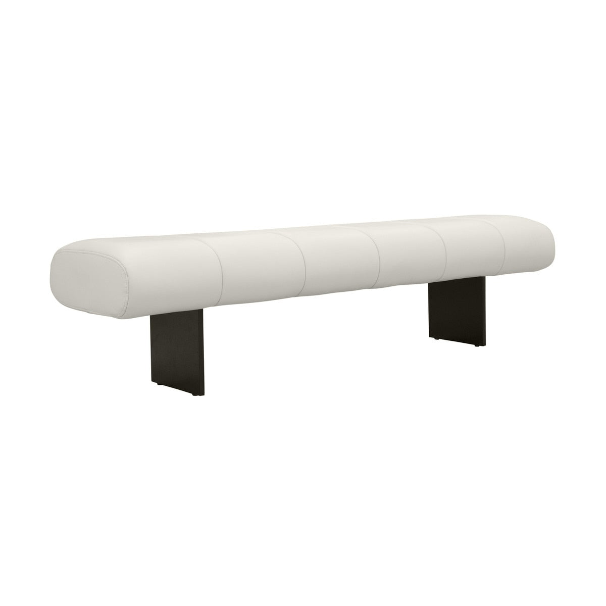 Karol Cream Performance Vegan Leather Bench Model: TOV-OC68949