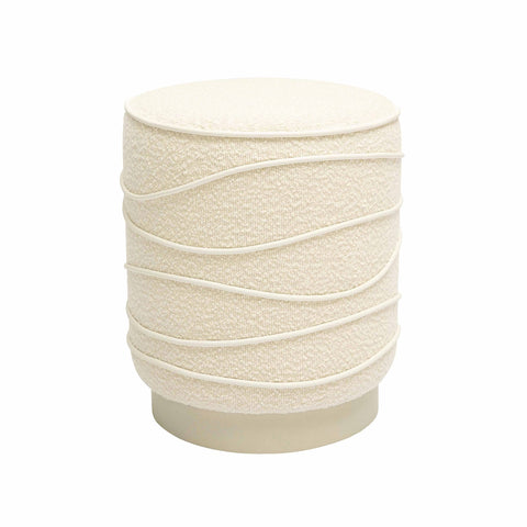 Nero Cream Boucle Ottoman Model: TOV-OC68985