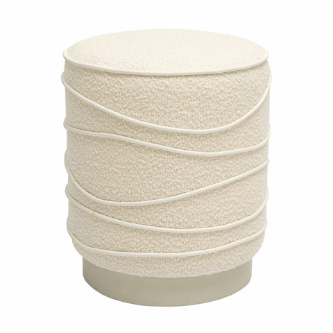 Nero Cream Boucle Ottoman Model: TOV-OC68985