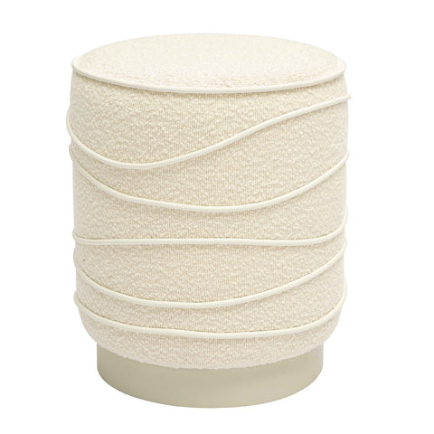 Nero Cream Boucle Ottoman Model: TOV-OC68985